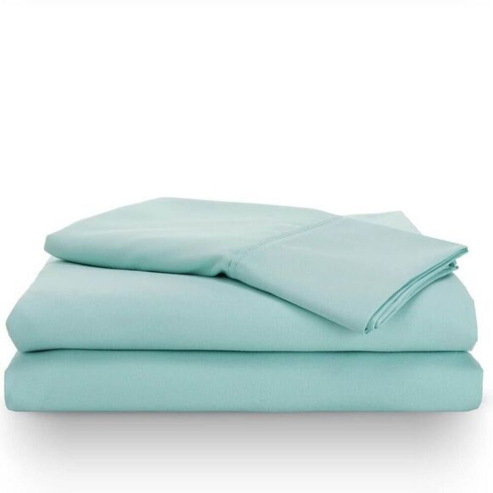 Twin Bed Sheets Set -‎ 3 Piece Microfiber Bed set (color blue fog)